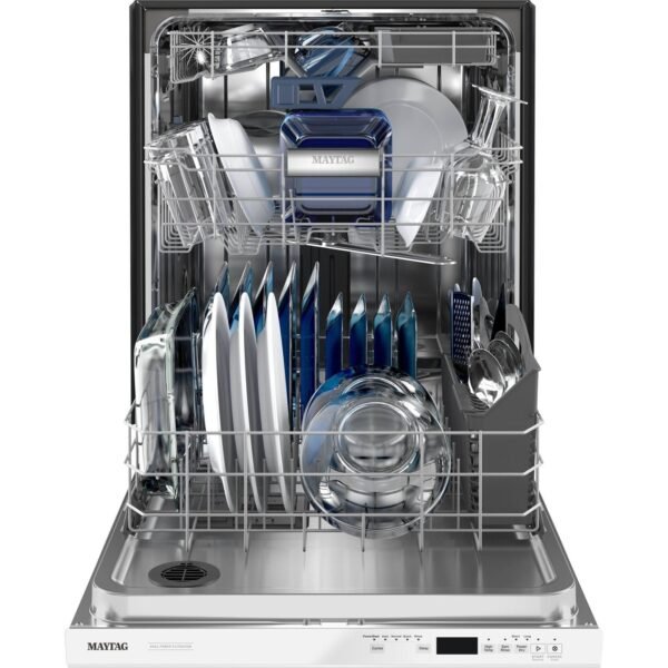 24” Top Control Dishwasher with Dual Power Filtration, PowerBlast® Cycle and 3rd Level Rack – 47 dBA